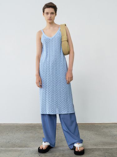 Paper Knit Dress _ Sky Blue - MAISONMARAIS - Modalova