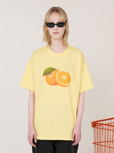 ORANGE T SHIRT LIGHT YELLOW - UNALLOYED - Modalova