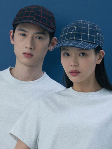 T224AACU18 MODERN CHECK BALL CAP - TNP - Modalova