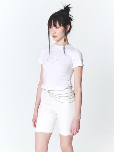 Crystal Monogram T-shirt_White - INPREP - Modalova