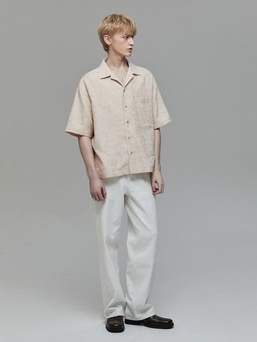 Jacquard Open Collar Shirt () - Dunst for MEN - Modalova