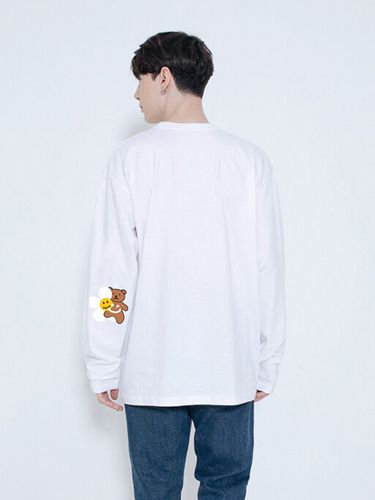 Elbow Flower Bear Smile Clip Long Sleeve () - GRAVER - Modalova