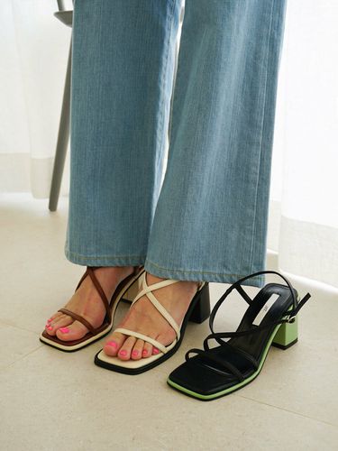 Square Sandal Heels (3 Colors) - att. - Modalova