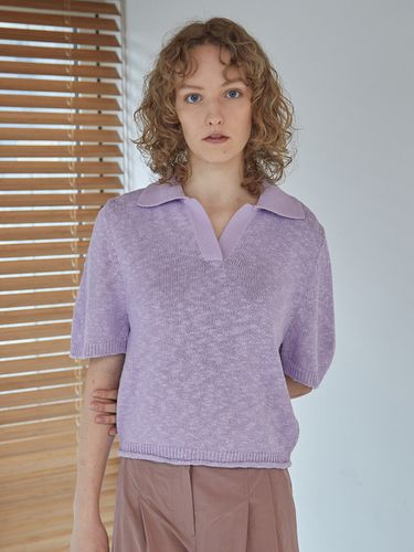 Collar Knitwear_Lavender - OSTKAKA - Modalova