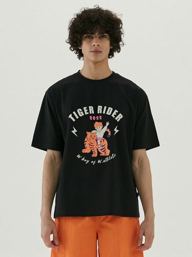 W-Boy Tiger Rider Graphic Shirt _ Black - W. standard - Modalova