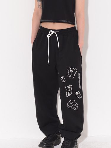 Teeth Sweatpants_Black - PIECEMAKER - Modalova