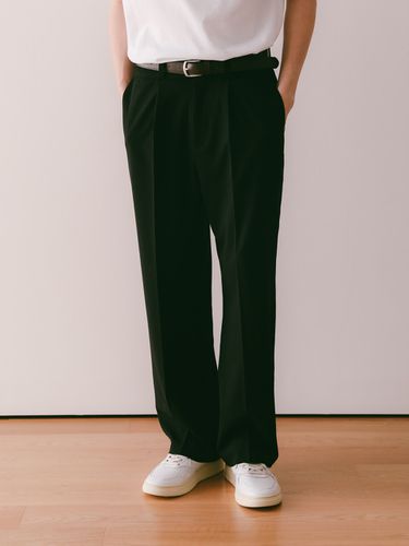 TR one tuck slacks black - ESN - Modalova