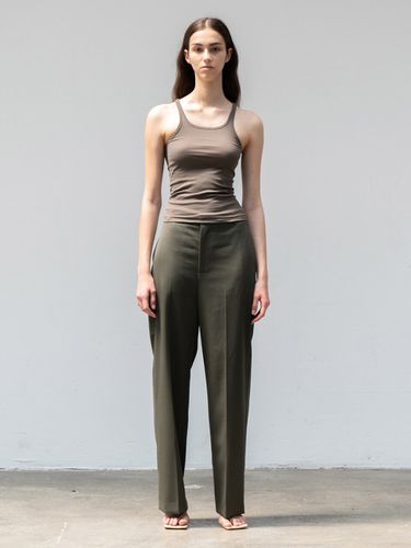 Sleeveless Jersey T-shirt _ Khaki - Arch The - Modalova