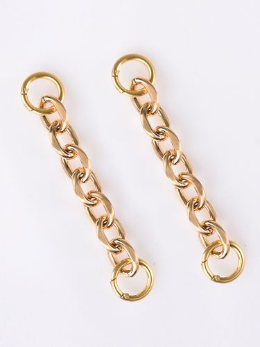 Satin bold gold chain - SEMICODE - Modalova