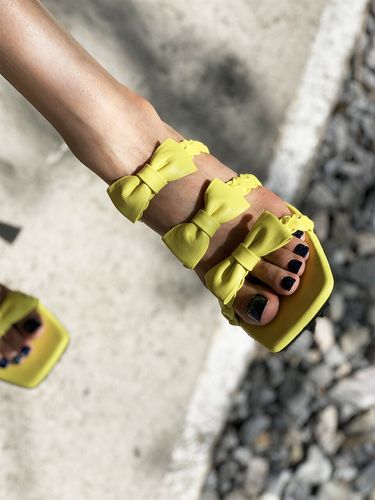 Seize Braids Strap Sandals - Yellow - ETELIN - Modalova