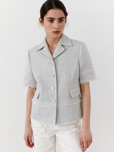 TWR Fringe Tweed Jacket (2 Colors) - MOHAN - Modalova