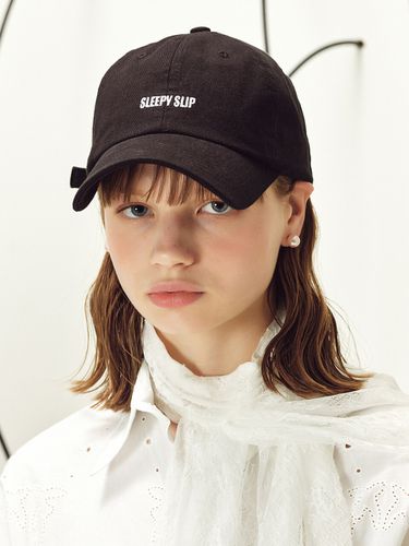 Basic Black Ball Cap - SLEEPYSLIP - Modalova