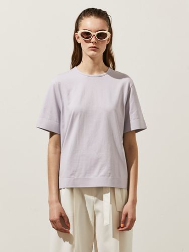 Basic Cotton T-shirt (Light Purple) - ahwe - Modalova