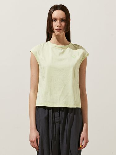 Cotton Logo T-shirt (Lime) - ahwe - Modalova