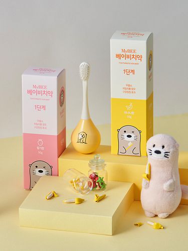 Baby Toothpaste [Strawberry/Banana] - Mybee - Modalova