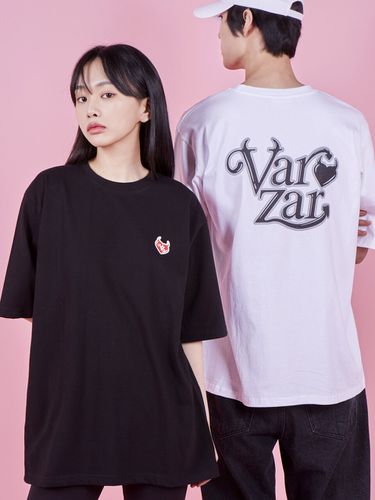 Love Is Devil Half Sleeve T-Shirt - VARZAR - Modalova