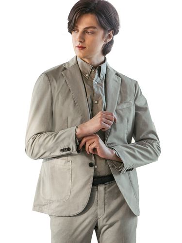 Nora Cotton Set-Up Jacket_Beige - birbante - Modalova