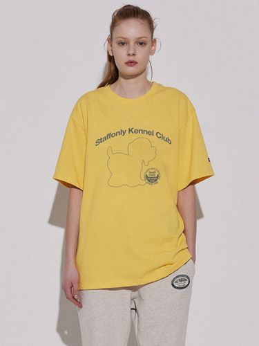 Doggy Short Sleeve Shirt _ Yellow - STAFFONLY - Modalova