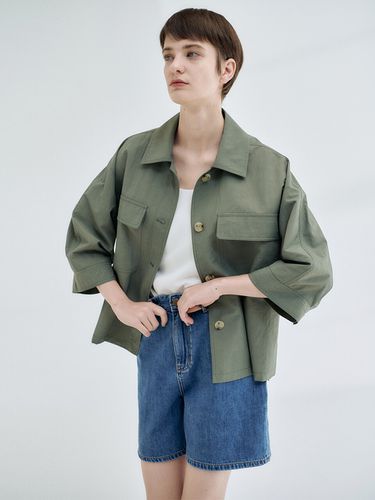 Summer Field Shirt Jacket_Khaki - NILBY P - Modalova