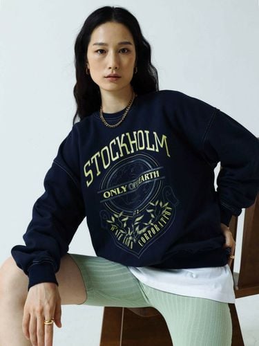 Stockholm Sweatshirt (Navy) - Wave Union - Modalova