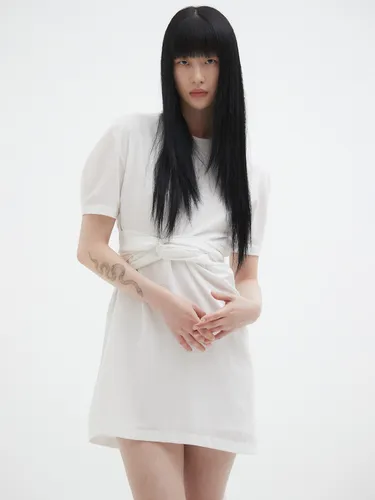 Wrap Mini Dress (White) - HAE BY HAEKIM - Modalova