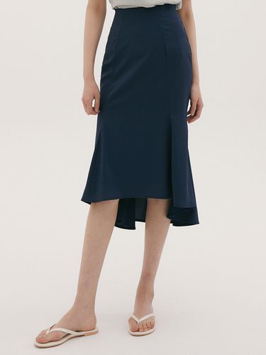 FSK Panel Long Skirt Navy - REORG - Modalova