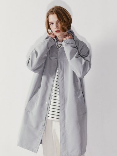 Hooded Long Parka Gray - V2 - Modalova