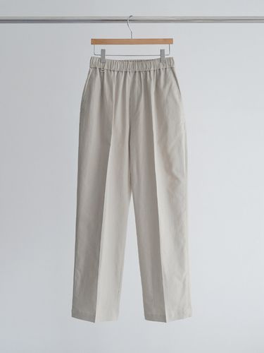 Linen and Cotton-Blend Banding Trousers - LIEU HOMME - Modalova