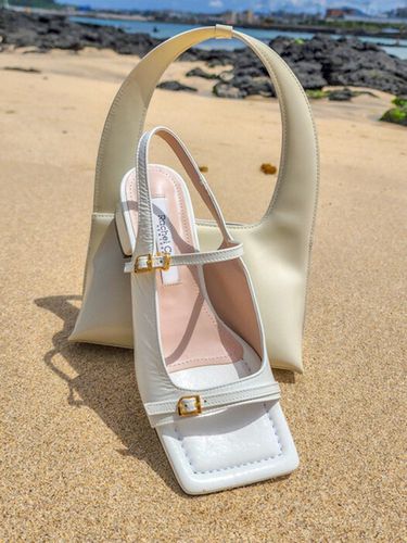 Evie Square Belt Sandals - 3 Colors (R2606s) - RACHEL COX - Modalova