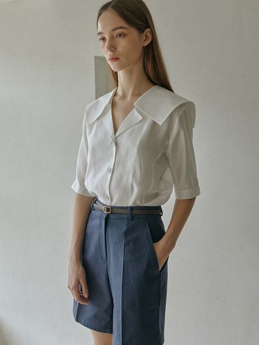 Marie Collar Blouse_White - molto - Modalova