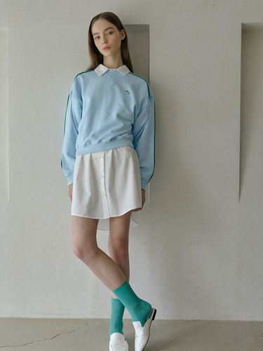 Color Line Sweatshirt_Skyblue - molto - Modalova