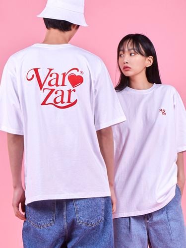 Love Varzar Half Sleeve T-Shirt - VARZAR - Modalova