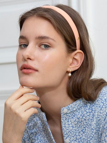 Peach cotton hairband - FANTASTIC PLANET - Modalova