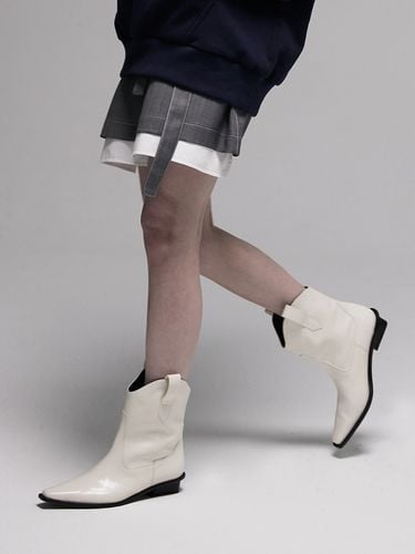 Freya Ankle Boots - blanc sur blanc - Modalova