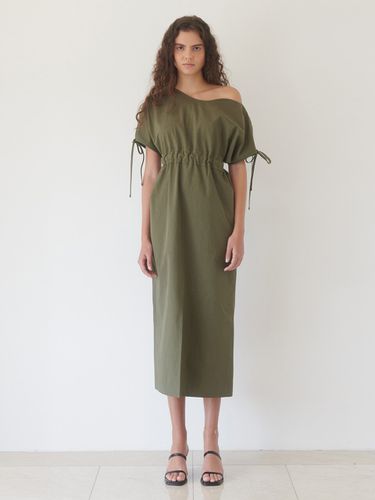 Tulip Long Dress_Khaki - EcommaE - Modalova