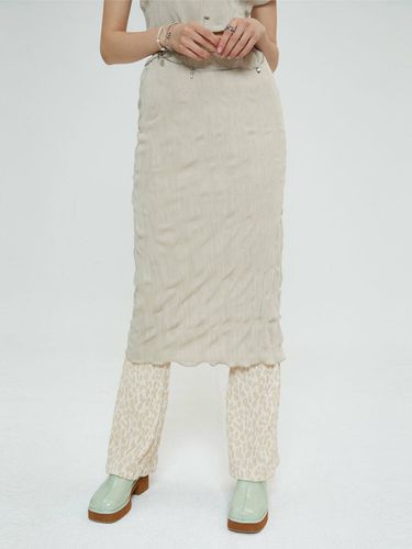 Wavy Skirt_Beige - SPERONE - Modalova