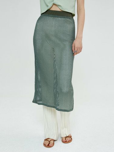 Crochet Skirt_Khaki - SPERONE - Modalova