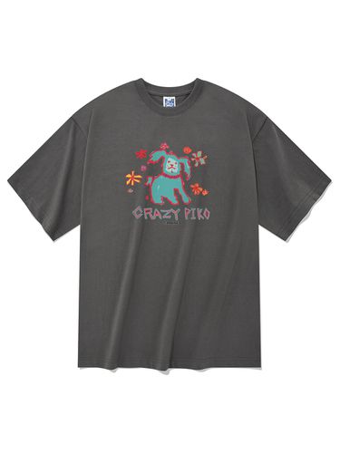 Crazy Piko Short Sleeve T-Shirt_Gray - RADINEO - Modalova