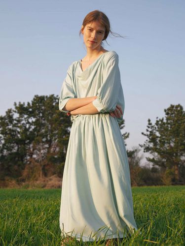 Ollie Shirring Long Dress - ho`me - Modalova