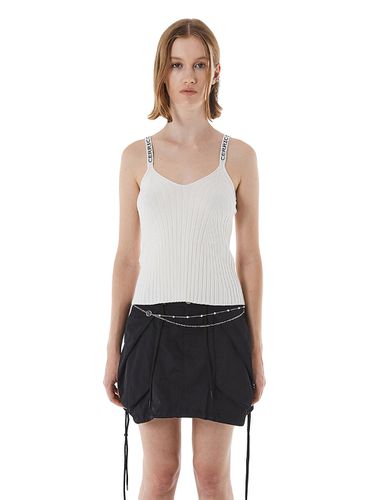 Jacquard Strap Sleeveless Top - CERRIC - Modalova