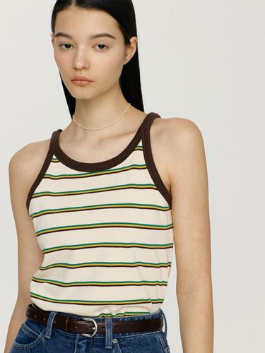 Laie Stripe Sleeveless Top () - AND YOU - Modalova