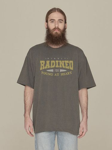 Pigment Washed Vintage Logo T-shirt - RADINEO - Modalova