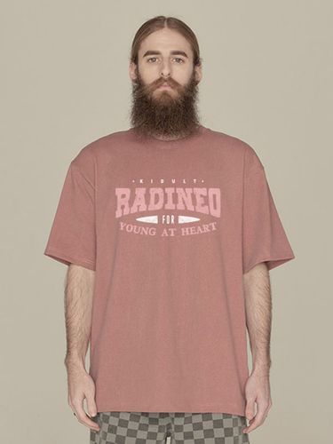 Pigment Washed Vintage Logo T-shirt - RADINEO - Modalova