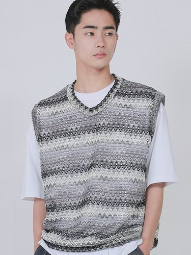 Grow Knit Vest Black - FANACULT - Modalova