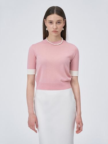 Coloration Half Sleeve Knit - RENEJ - Modalova