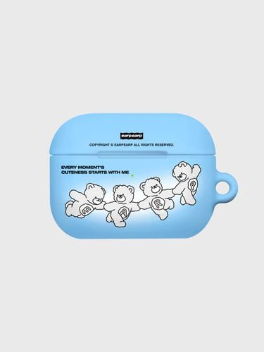 Cute Bear Friends Airpods Pro Hard Case [Blue] - EARP EARP - Modalova