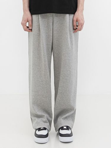 P004 One-Tuck Sweatpants Gray - WAAR FOR MEN - Modalova