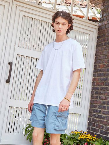 Silket Embroidered Half T-Shirt_White - Moth - Modalova