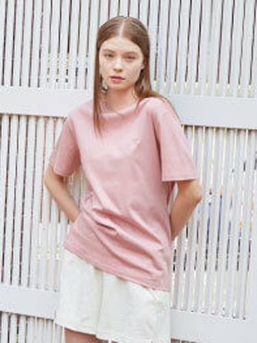 Silket Embroidered Half T-Shirt_Pink - Moth - Modalova