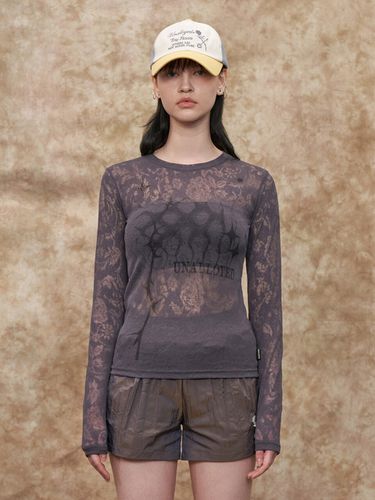 THORN LONG SLEEVE T SHIRT CHARCOAL - UNALLOYED - Modalova